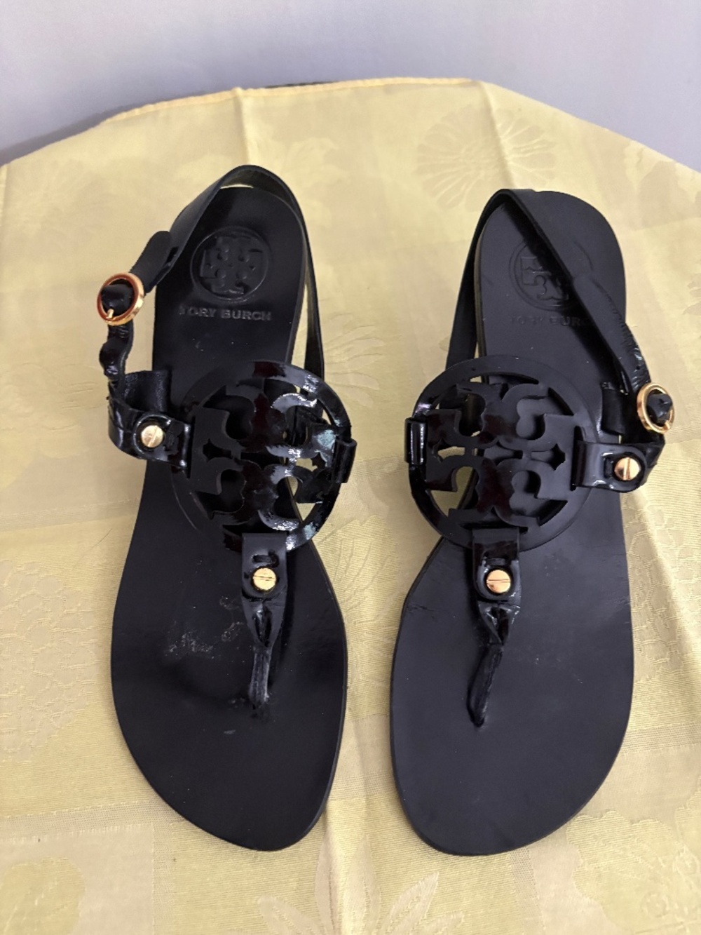 Tory Burch Black Heeled Sandals - purchased from Poshmark in 2025 - Size 6M